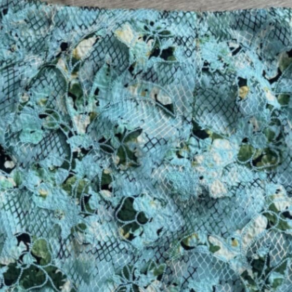 Brand New By Anthropologie Printed Embroidered Lace Mini Skirt - Picture 9 of 10